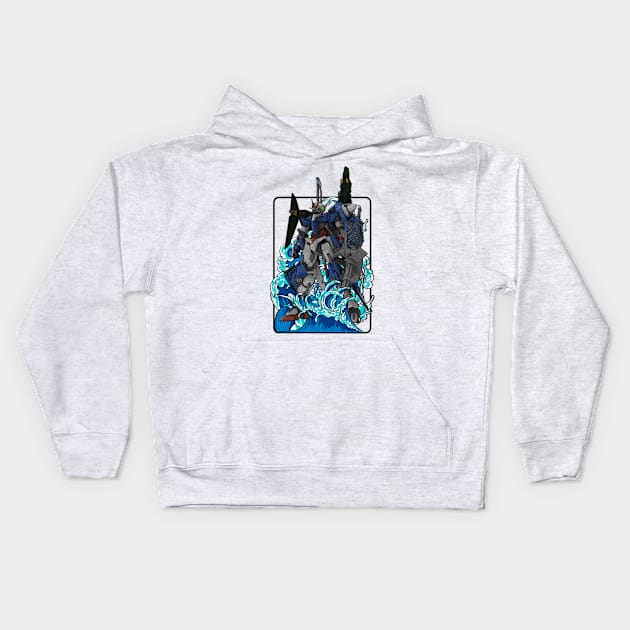 Exia Aile Mode Kids Hoodie by gblackid